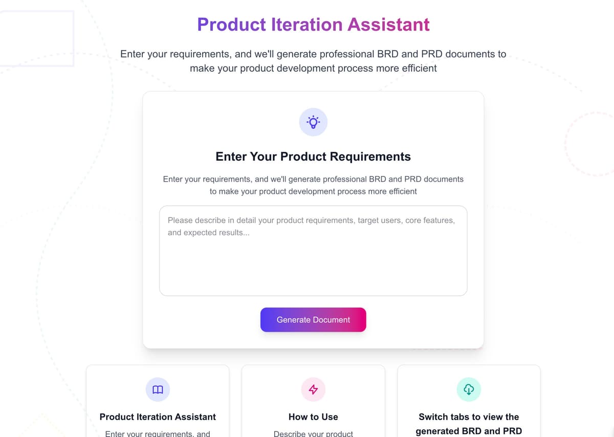 Product Iteration